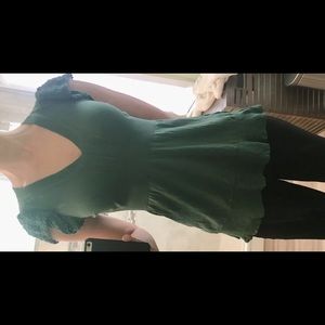 BCBG v-neck knit tee